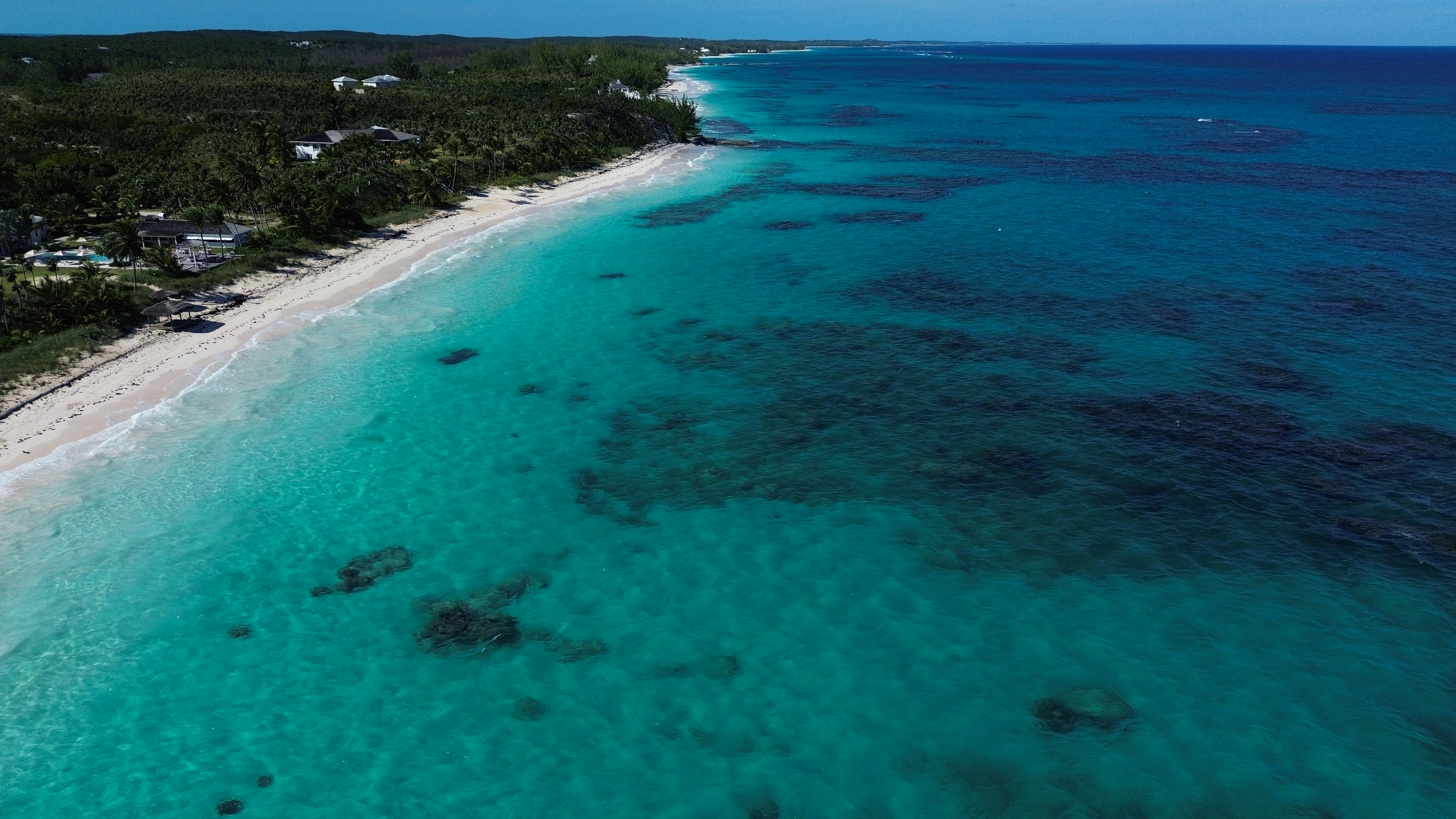 Eleuthera reef from above